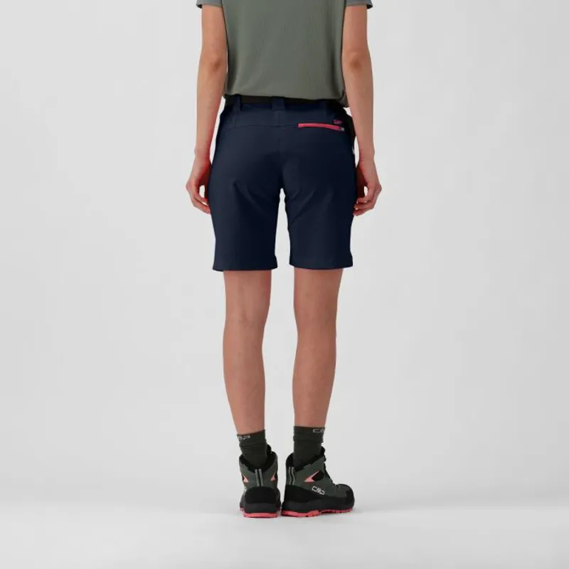 CMP Women's Trekking Short in Navy Blue/Magenta-2