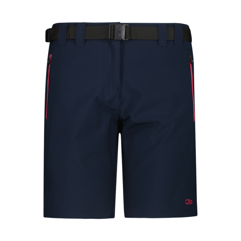 CMP Women's Trekking Short in Navy Blue/Magenta