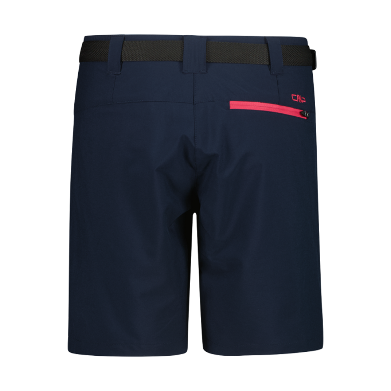 CMP Women's Trekking Short in Navy Blue/Magenta-4