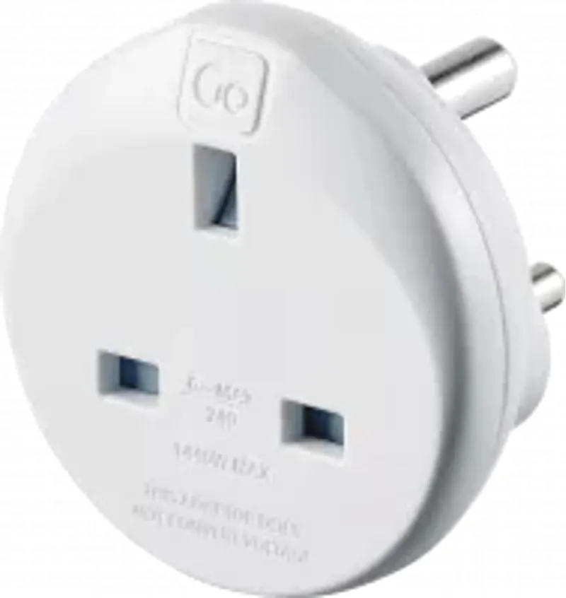 GO TRAVEL UK to India Adaptor-2