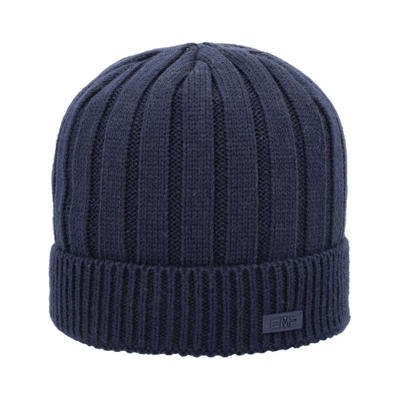 CMP Knitted Hat Fleece Lined in Navy