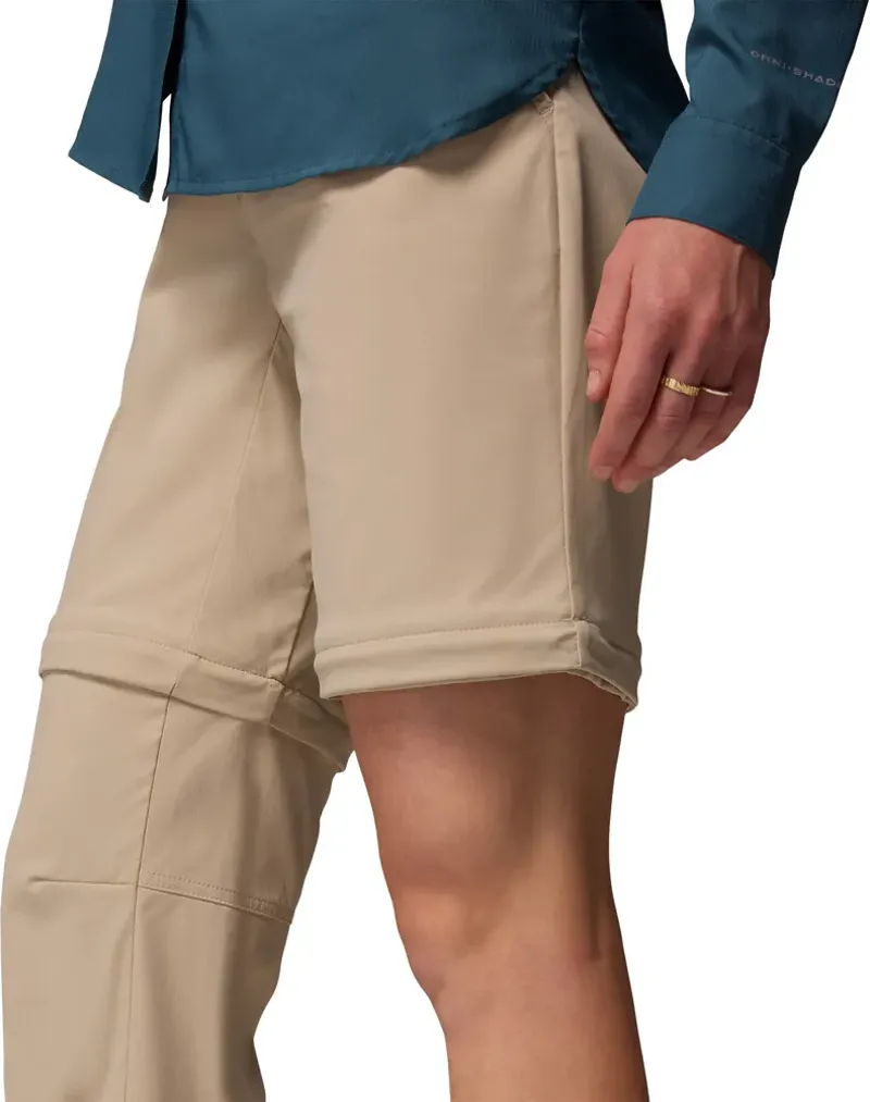 COLUMBIA Women's Leslie Falls Convertible Hiking Pant in Fossil-4