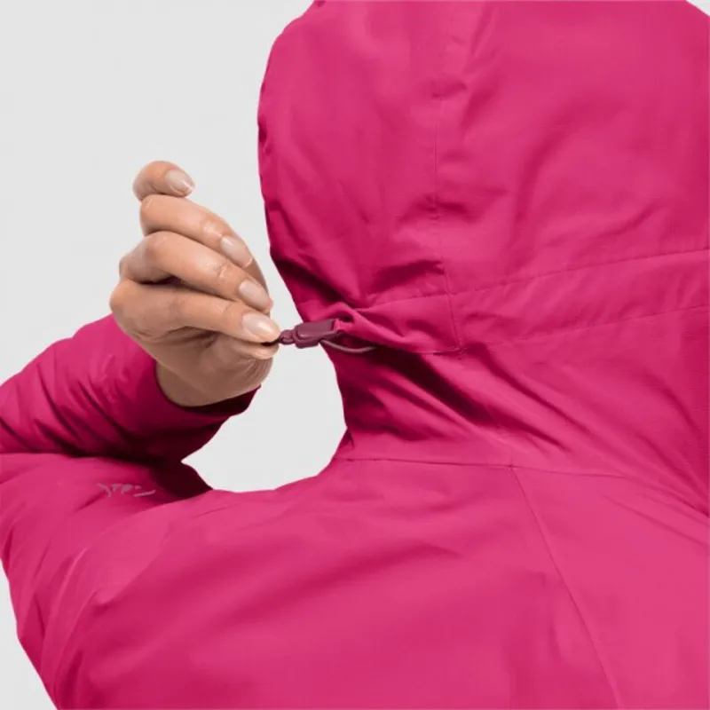 Jack Wolfskin Argon Storm Insulated Waterproof Jacket in Pink Anemone-2