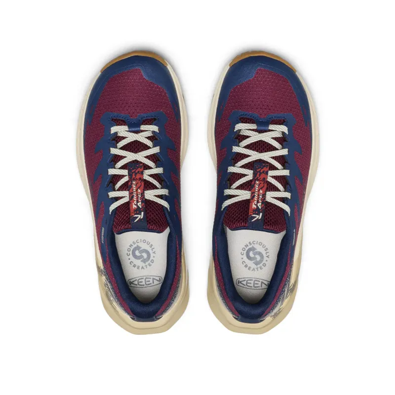 KEEN Women's Targhee Apex Waterproof Shoe in Fig/Naval Academy-2