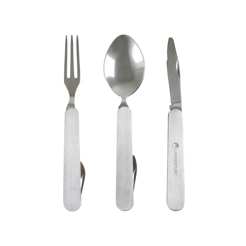 LIFESYSTEMS Folding Knife Fork Spoon Set
