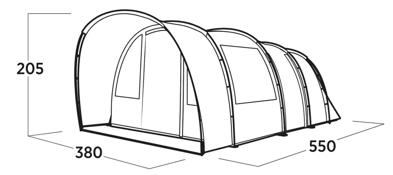 EASY CAMP Skarvan 6 Person Family Tent-3