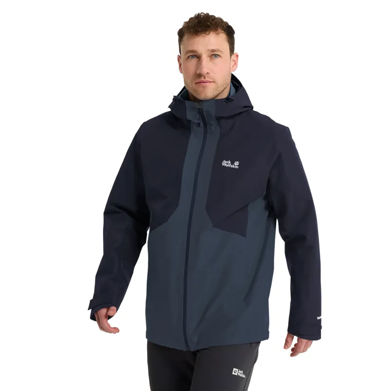 JACK WOLFSKIN Stonetrail 3in1 Waterproof Jacket in Midnight Sky-1