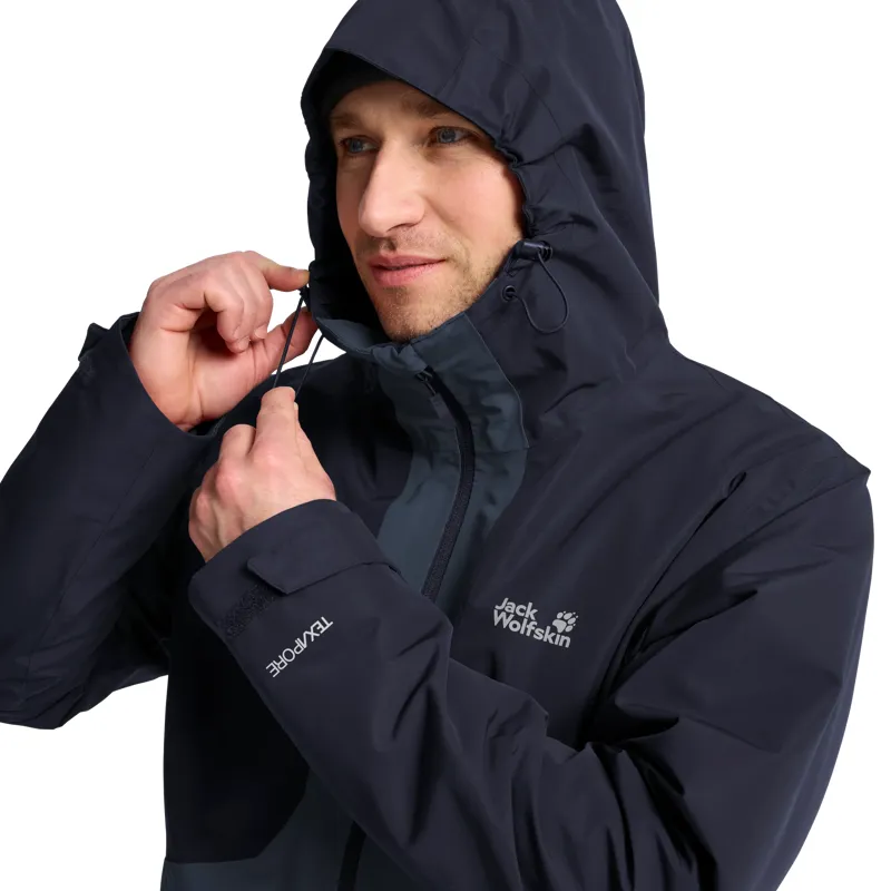 JACK WOLFSKIN Stonetrail 3in1 Waterproof Jacket in Midnight Sky-6
