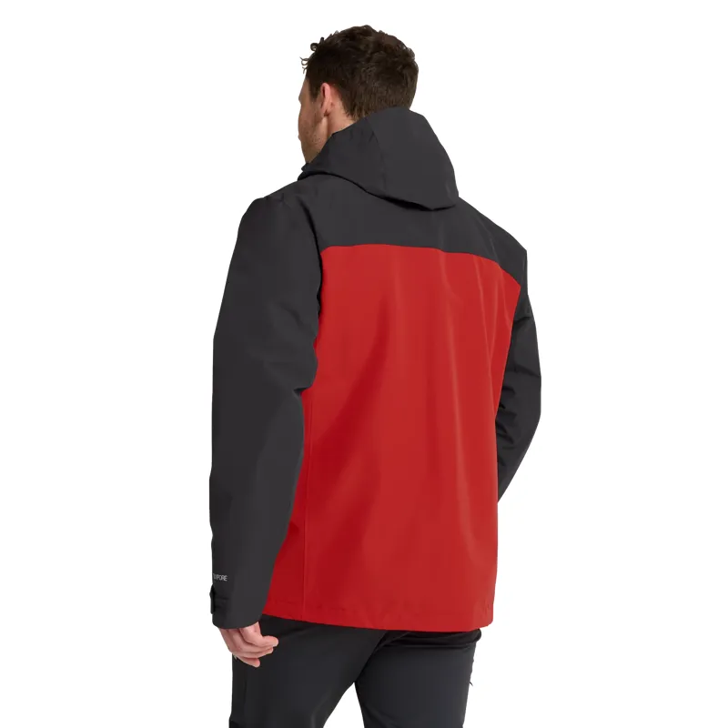 JACK WOLFSKIN Stonetrail 3in1 Waterproof Jacket in Siren Red-2