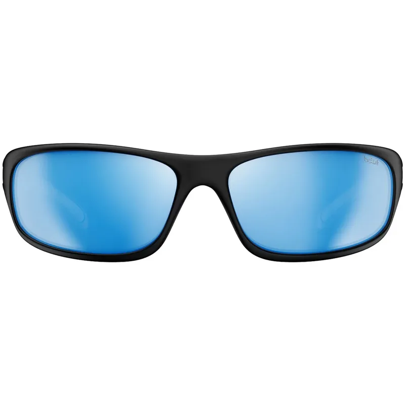 BOLLE Anaconda Black Matt Sky Blue Polarized Sunglasses-1