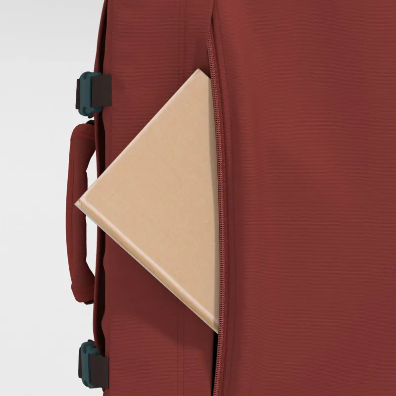 CABIN ZERO Classic 44 Litre Cabin Backpack in Sangria Red-4