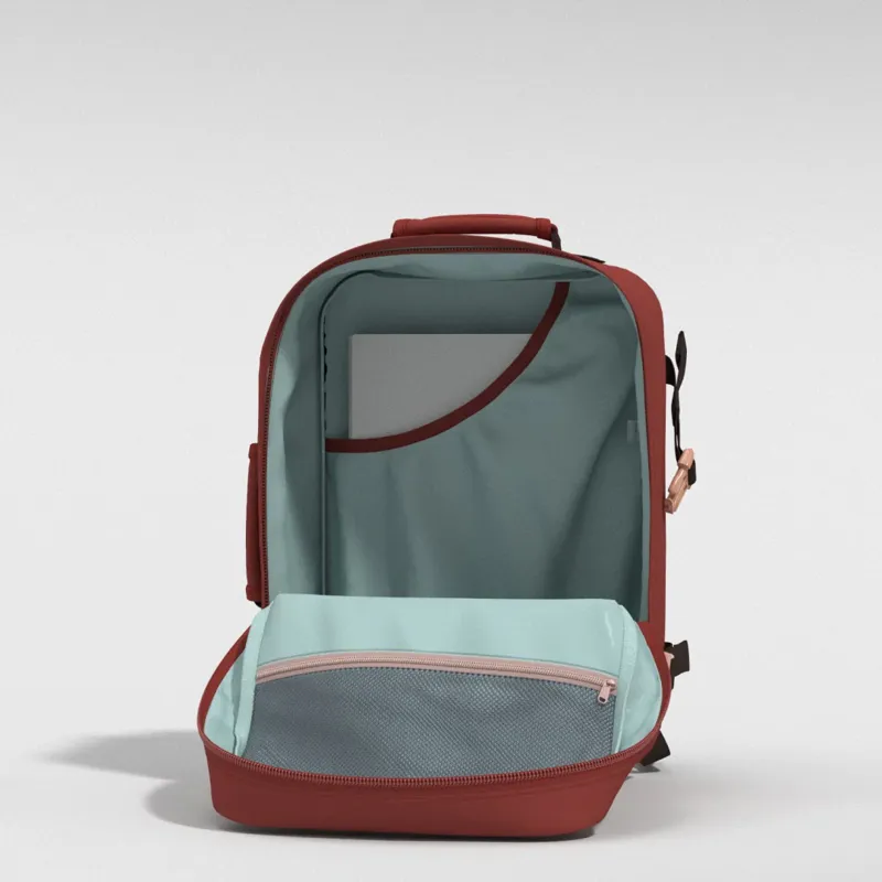 CABIN ZERO Classic 44 Litre Cabin Backpack in Sangria Red-6