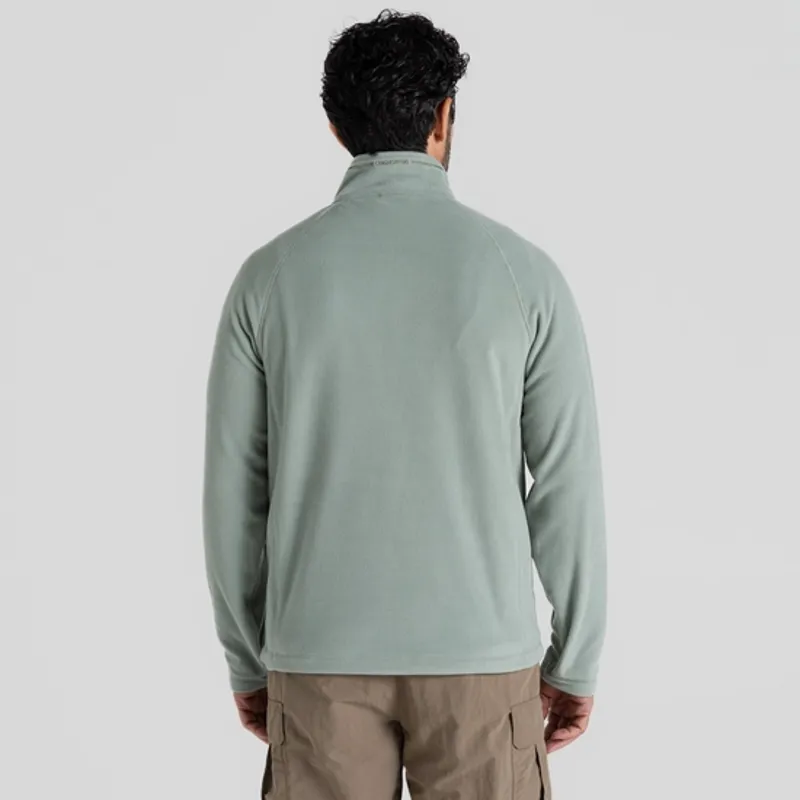 CRAGHOPPERS Corey IV Half Zip Micro Fleece in Soft Sage-4