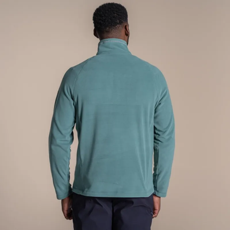 CRAGHOPPERS Corey VI Half Zip Microfleece in Green Ridge-3
