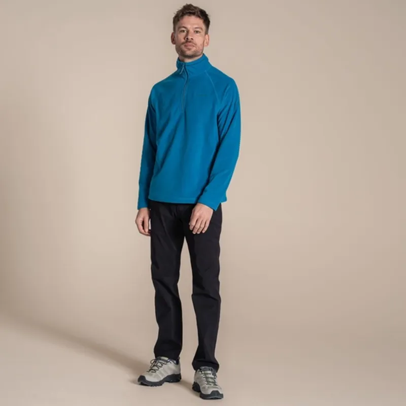 CRAGHOPPERS Corey VI Half Zip Microfleece in River Blue