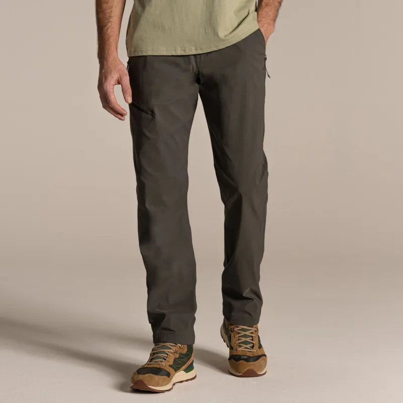 CRAGHOPPERS Kiwi Pro Stretch III Trousers in Dark Khaki