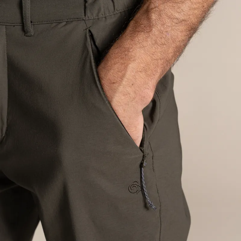 CRAGHOPPERS Kiwi Pro Stretch III Trousers in Dark Khaki-3