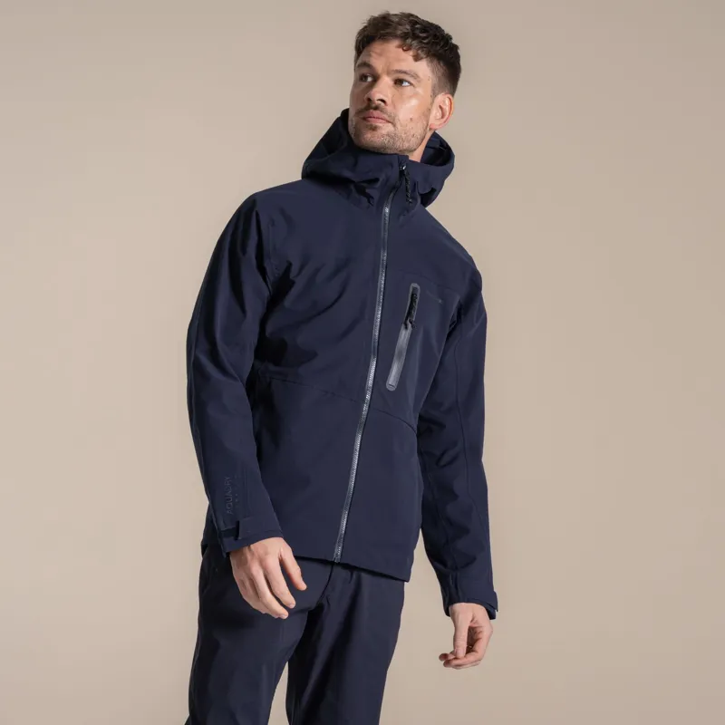 CRAGHOPPERS Ari 3 Layer Waterproof Jacket in Dark Navy