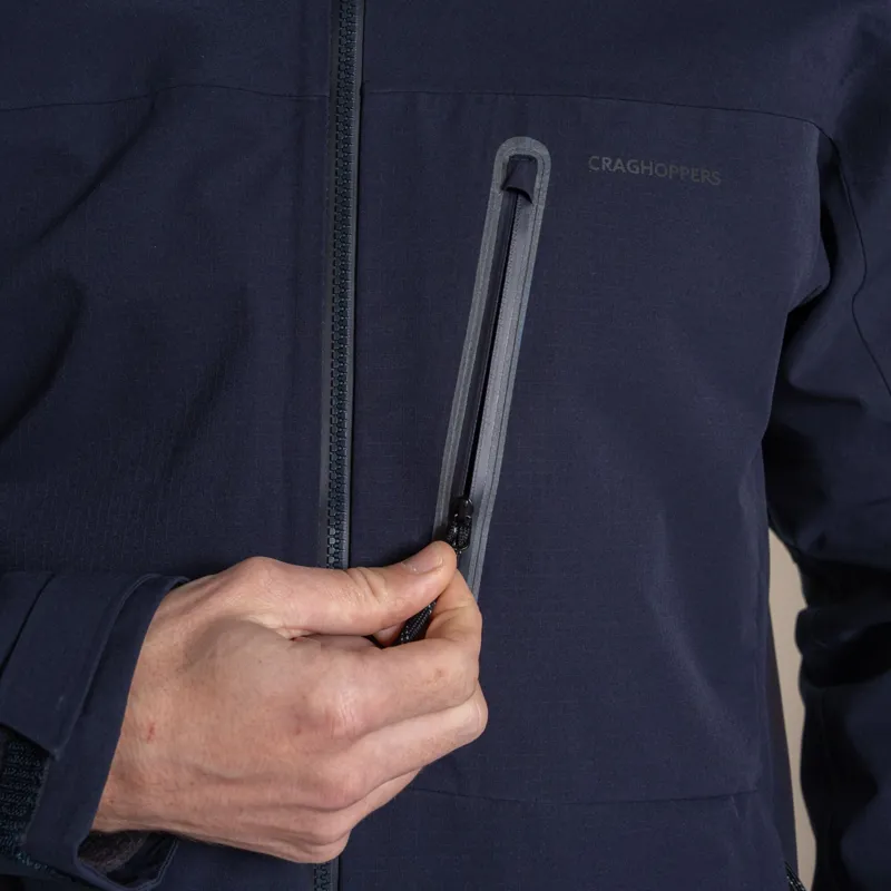 CRAGHOPPERS Ari 3 Layer Waterproof Jacket in Dark Navy-4
