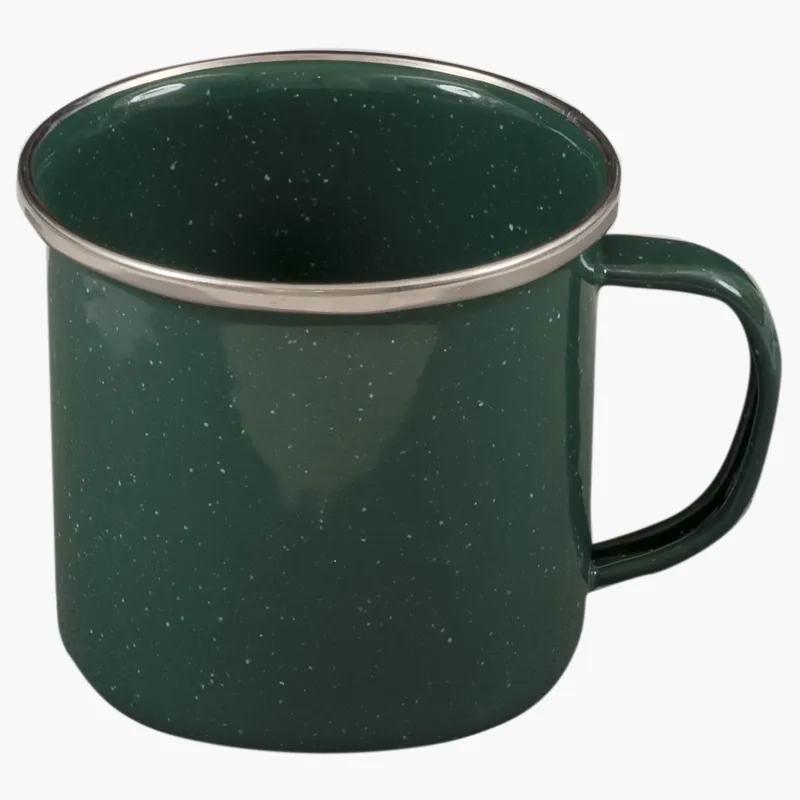 HIGHLANDER Enamel Mug in Green