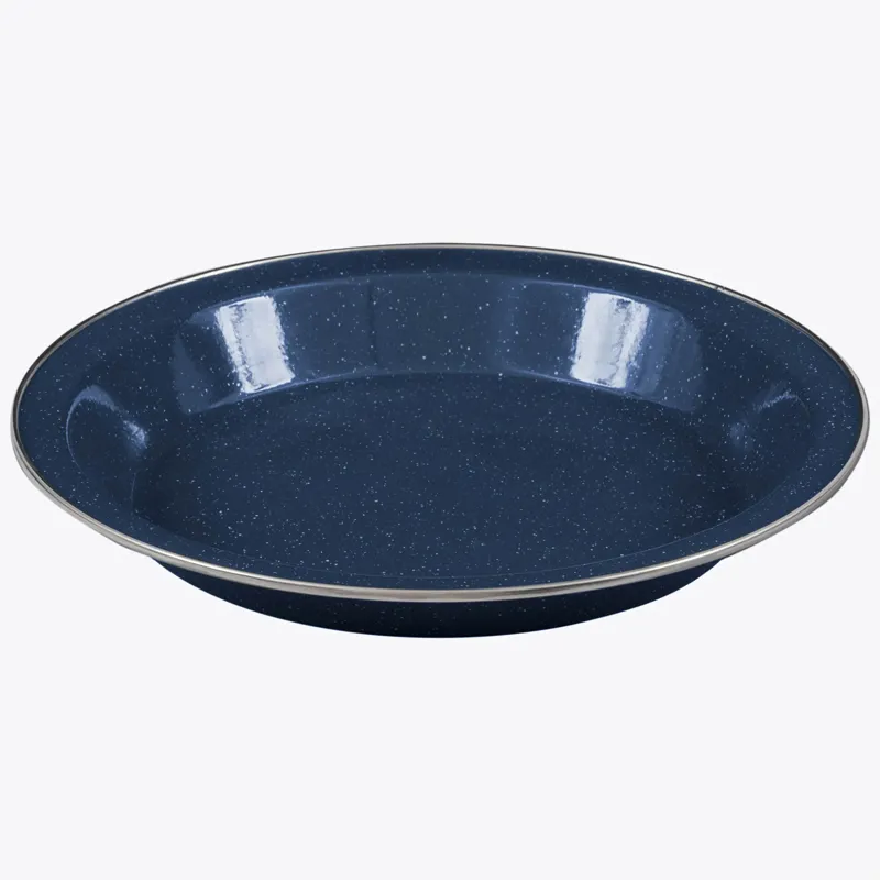 HIGHLANDER Enamel Plate in Blue