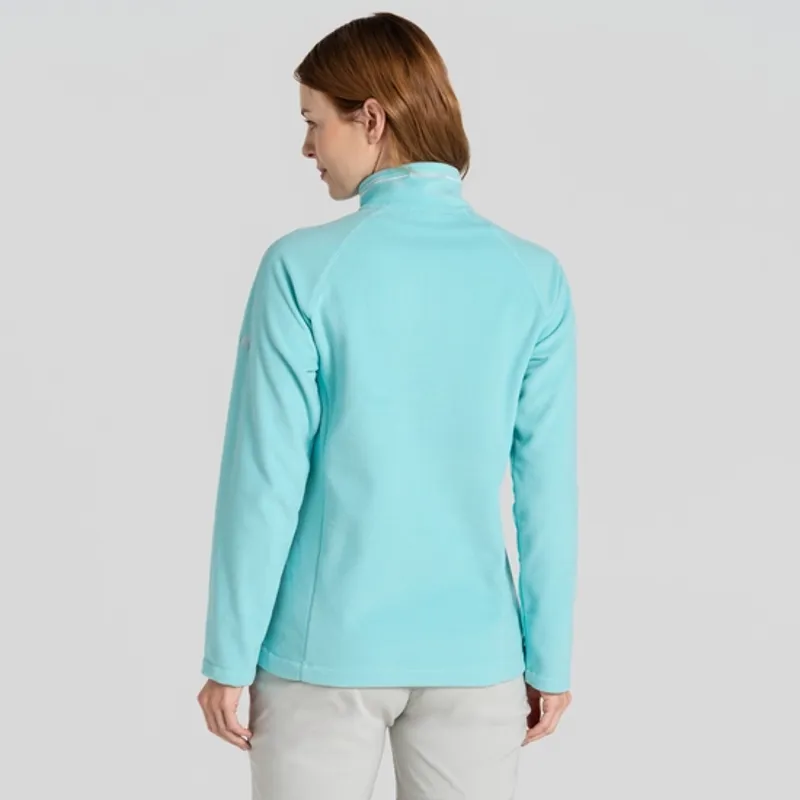 CRAGHOPPERS Women's Miska Micro Fleece in Aqua Sky-4