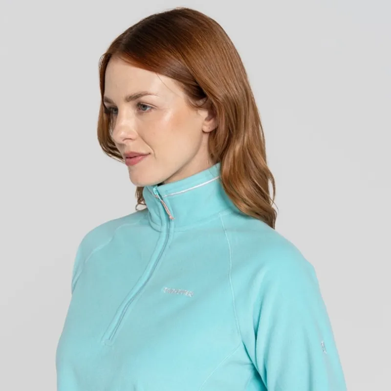 CRAGHOPPERS Women's Miska Micro Fleece in Aqua Sky-2