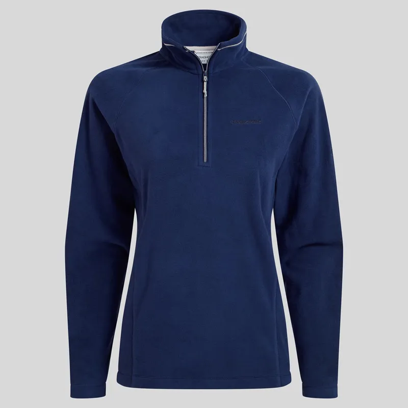 CRAGHOPPERS Women's Miska Micro Zip Fleece in Indigo Blue-2