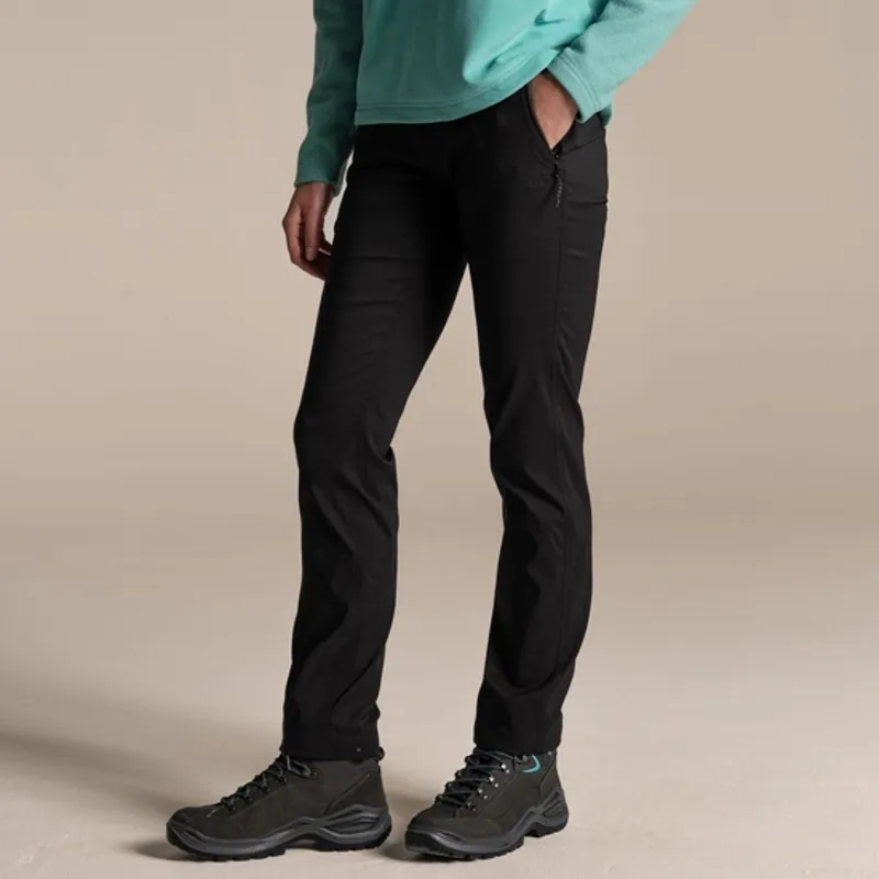 CRAGHOPPERS Women's Kiwi pro Stretch trousers in Black