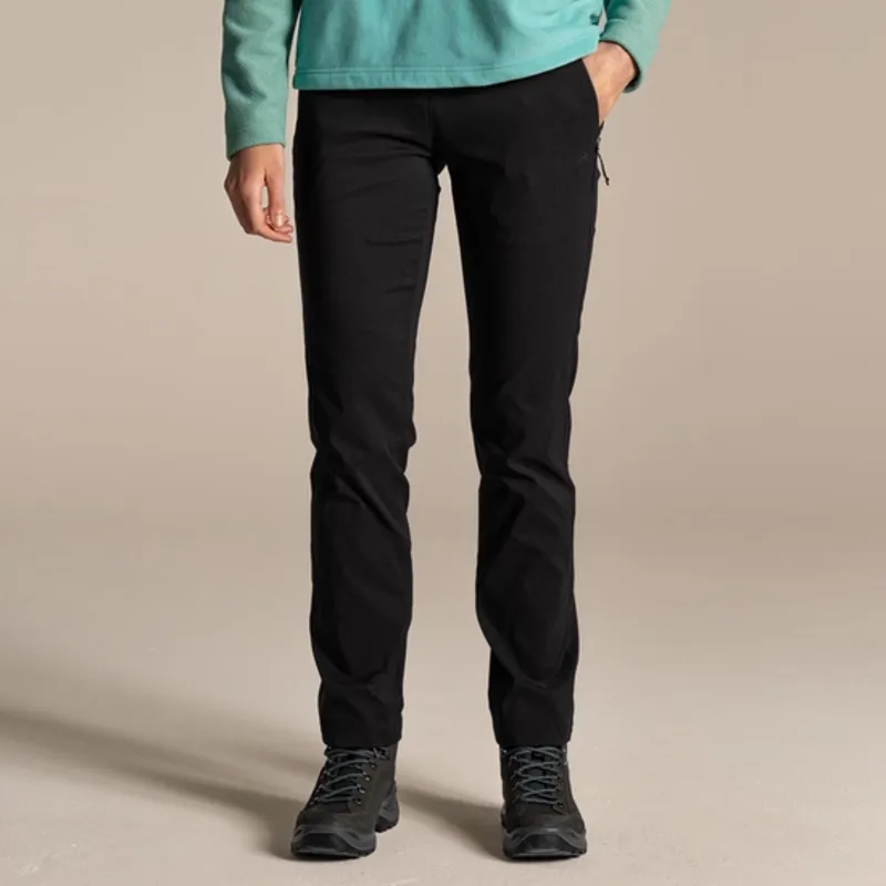 CRAGHOPPERS Women's Kiwi pro Stretch trousers in Black-3