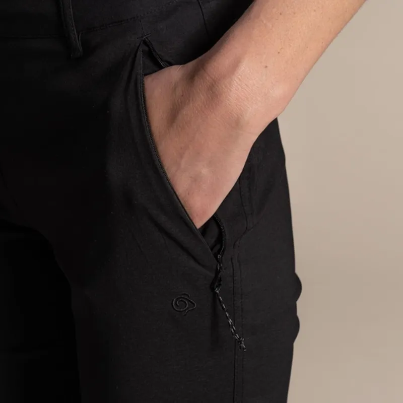 CRAGHOPPERS Women's Kiwi pro Stretch trousers in Black-5