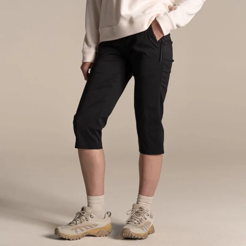Craghoppers Women's Kiwi Pro Crop - Black-1