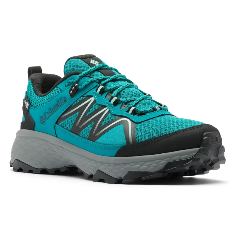 COLUMBIA Women's Peakfreak Rush II Outdry Waterproof shoe in Teal Chloride/Sea Ice
