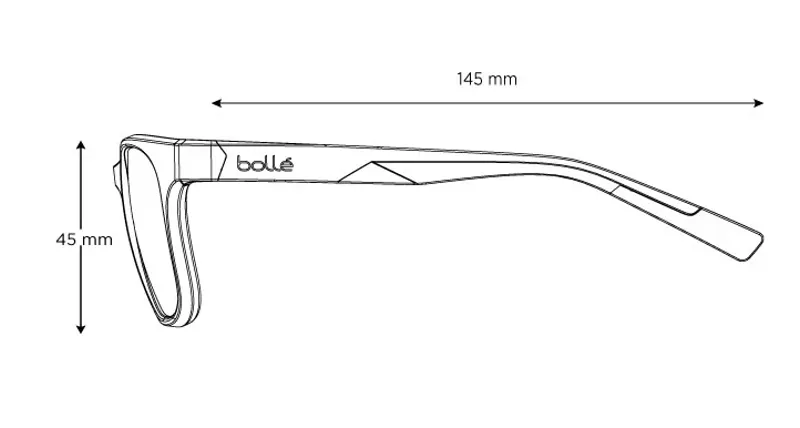 BOLLE Esteem Medium Dark Tortoise Matte - Brown Polarized-4