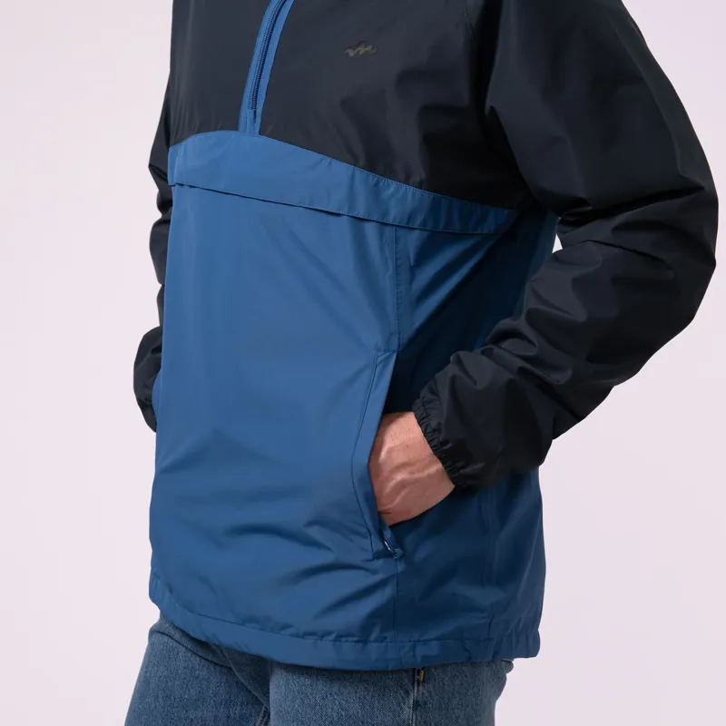 MAC IN A SAC Nomad Waterproof Kagoul in Navy/Blue-4