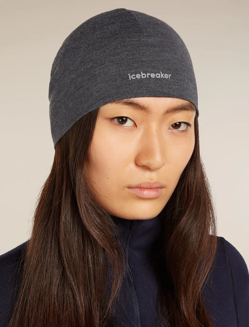 ICEBREAKER Oasis 200 Merino Wool Beanie in Jet Heather-2