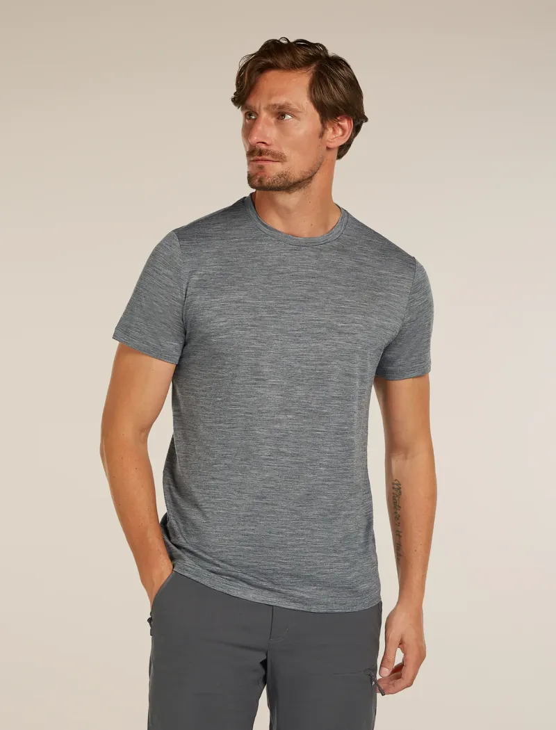 ICEBREAKER Merino 150 Tech Lite T-Shirt in Gritstone Heather