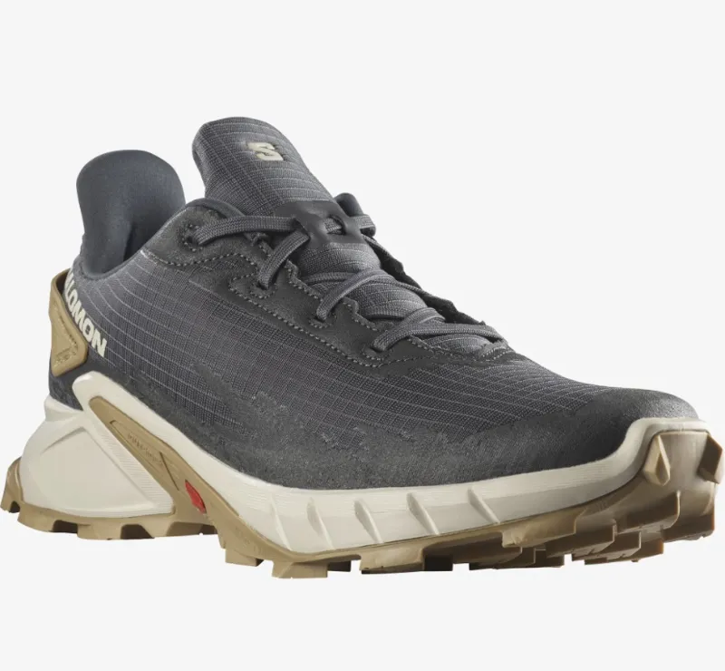 Salomon Alphacross 4 Trail Running Shoe in Ebony/Rainy days/phantom-1