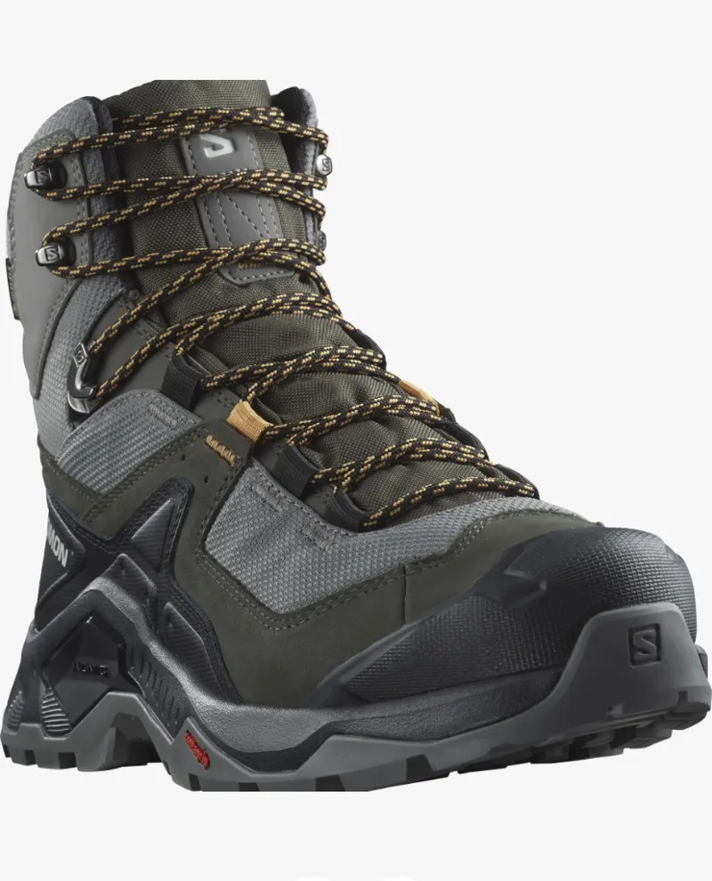 Salomon Quest Element Gore-Tex Waterproof Hiking Boots in Pewter/Belu/Buck-1