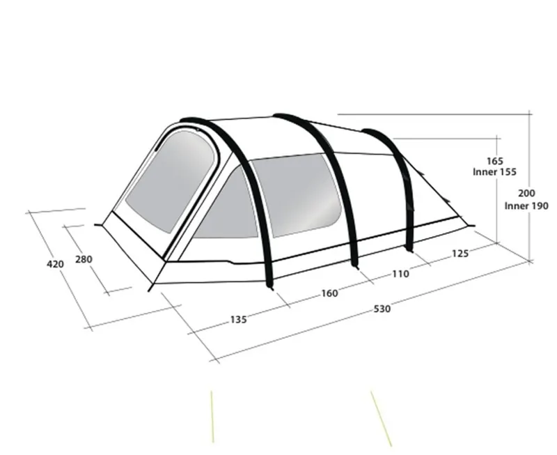 Outwell Tent Starhill 6 Air Family Tent-5