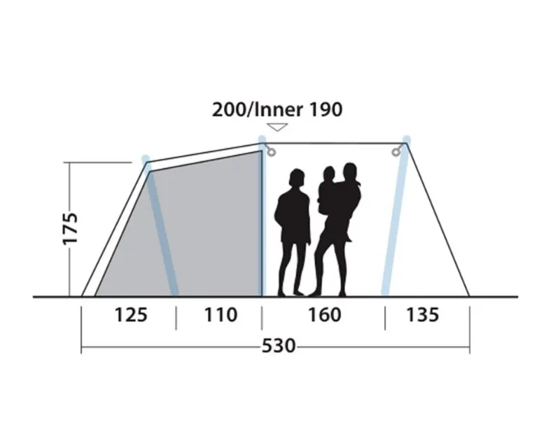 Outwell Tent Starhill 6 Air Family Tent-7