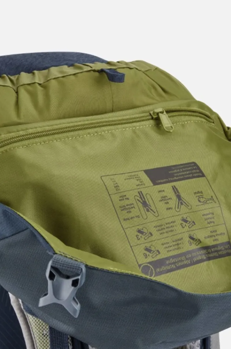 Lowe Alpine AirZone Trail 35 Hiking Pack in Tempest Blue/Orion Blue-7