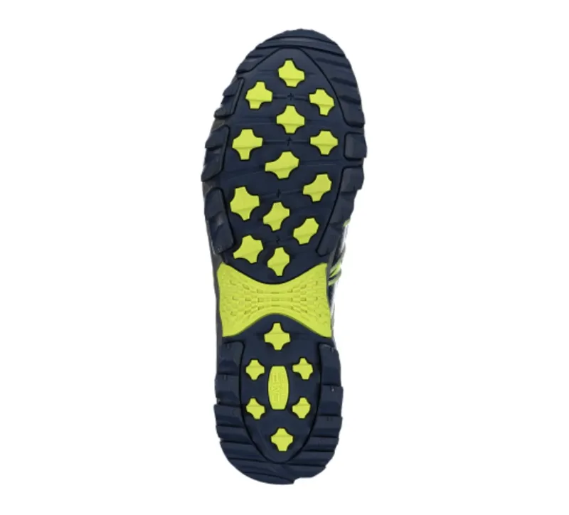 CMP Altak Trail Waterproof Trail Running shoe in Blue ink/Yellow Fluo-3