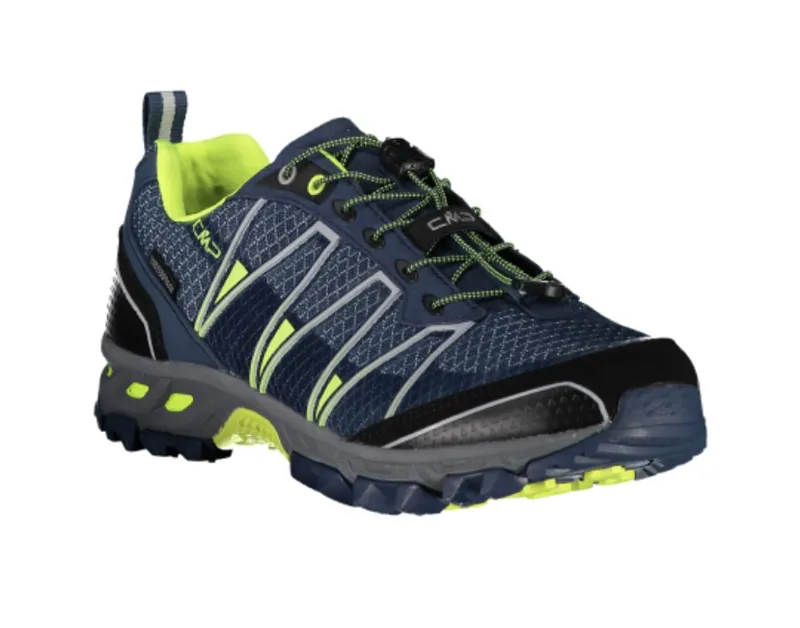 CMP Altak Trail Waterproof Trail Running shoe in Blue ink/Yellow Fluo-4