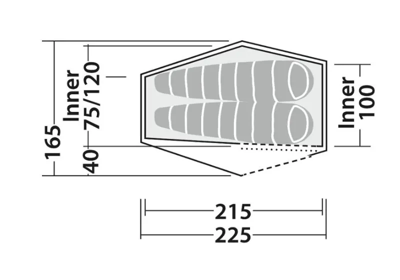 Robens Chaser 2 Ultra Light Tent-10