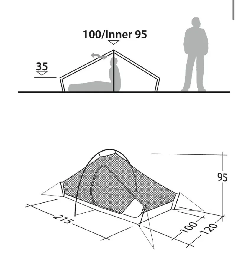 Robens Chaser 2 Ultra Light Tent-11