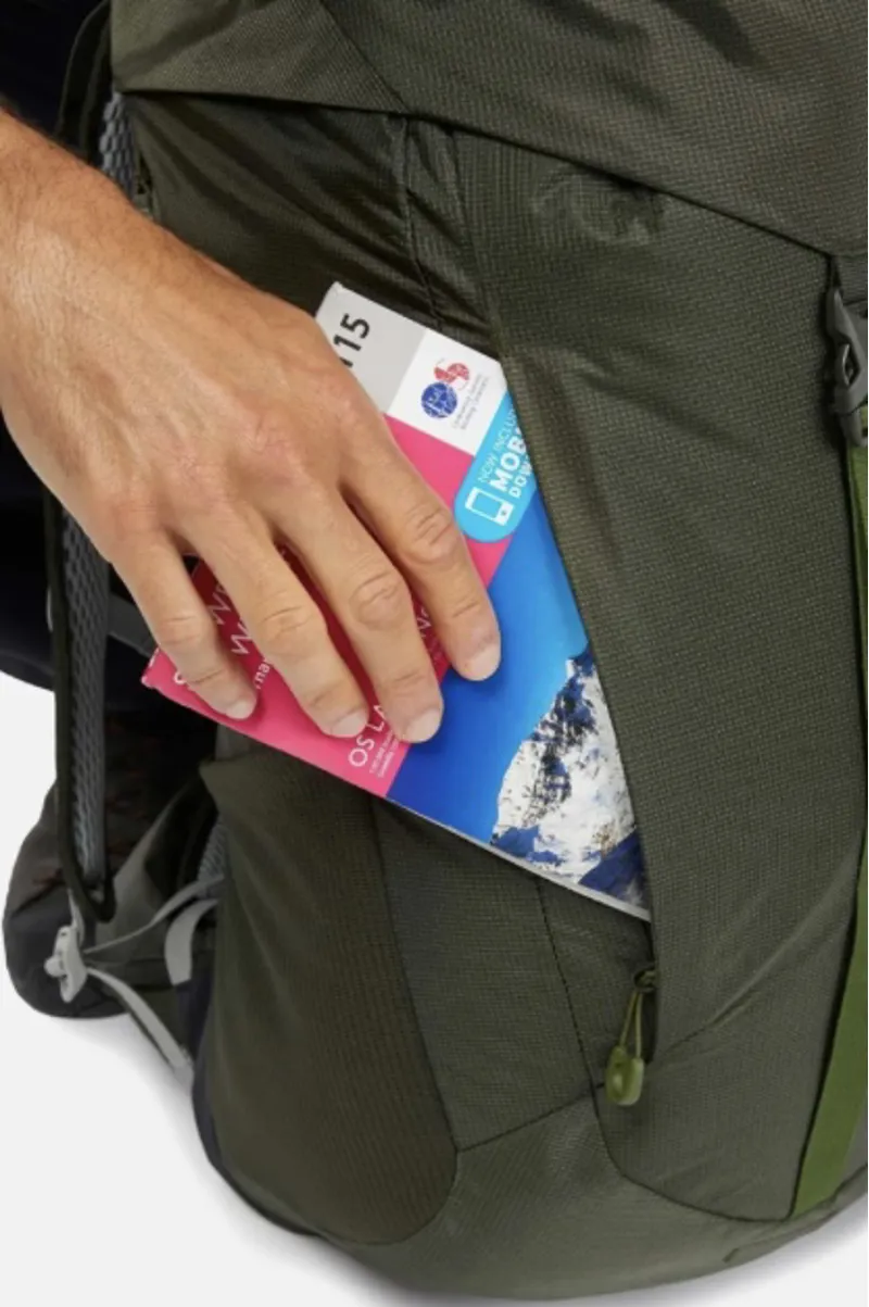 Lowe Alpine AirZone Active 25 Daypack in Army-10