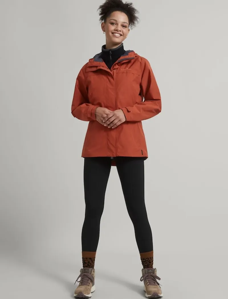 Kathmandu Bealey Woman's Gore-Tex Waterproof Jacket in Red Earth-1