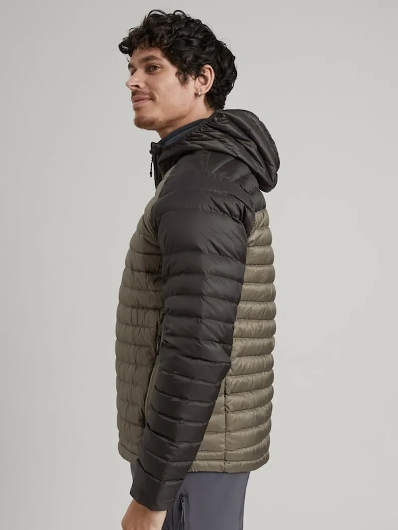 Kathmandu Heli R Hooded Down Jacket in Beech/Dark-2
