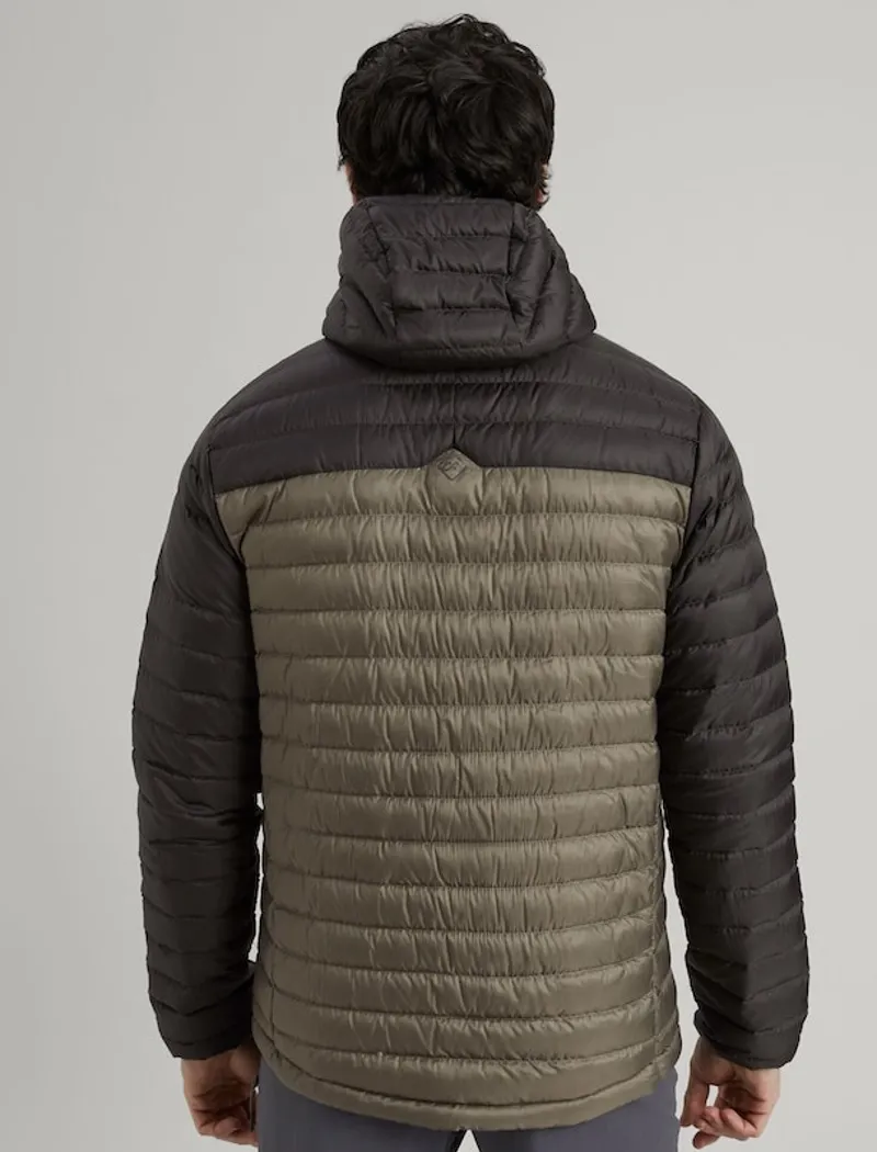 Kathmandu Heli R Hooded Down Jacket in Beech/Dark-3